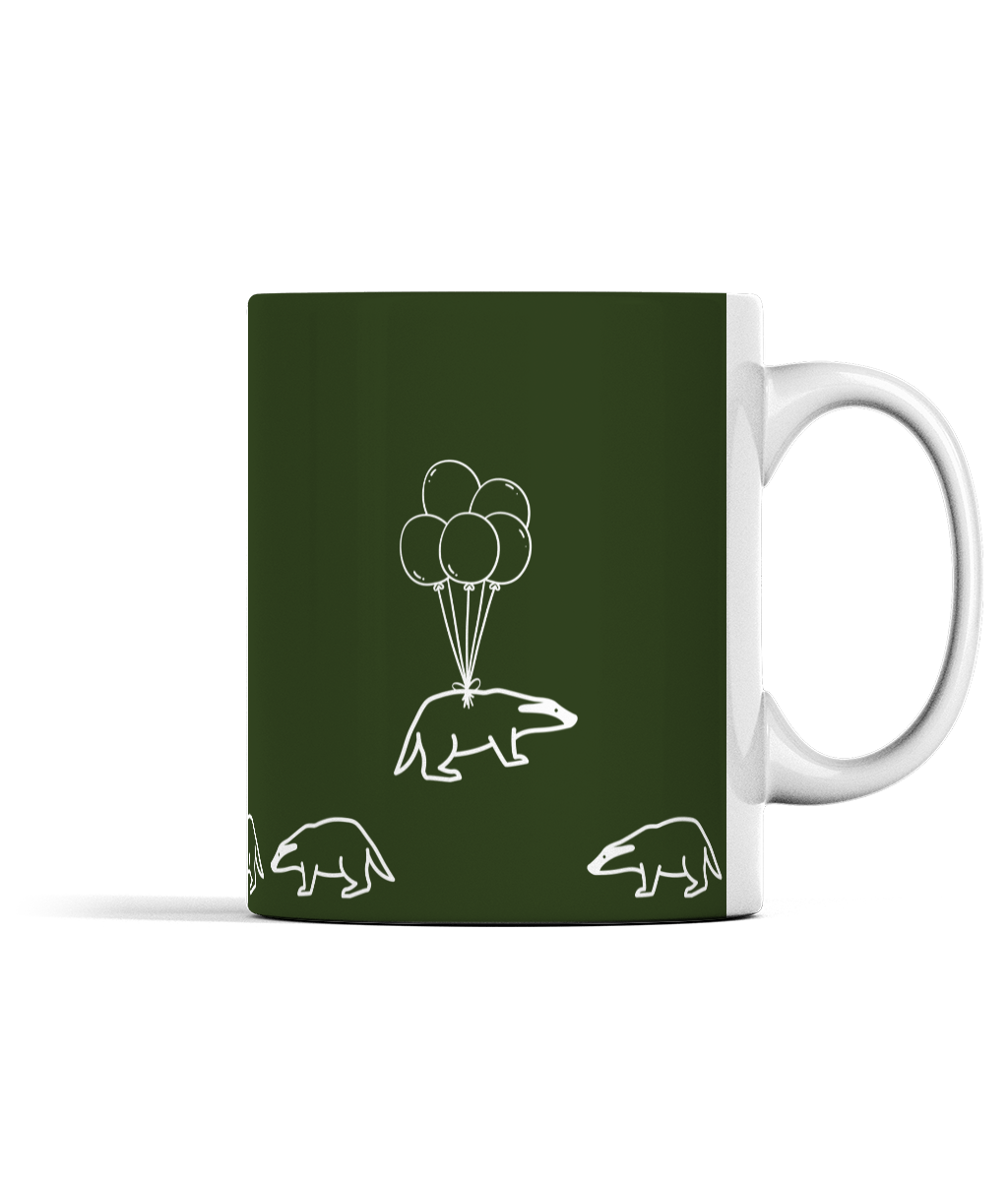 Elevated Badger Mug